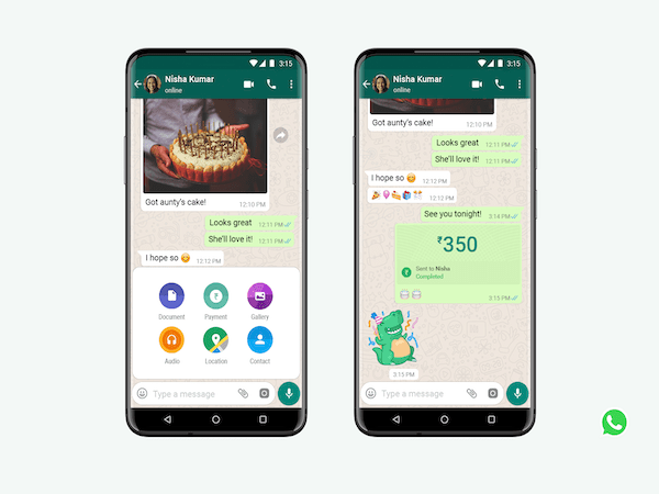 WhatsApp launches payment service in India