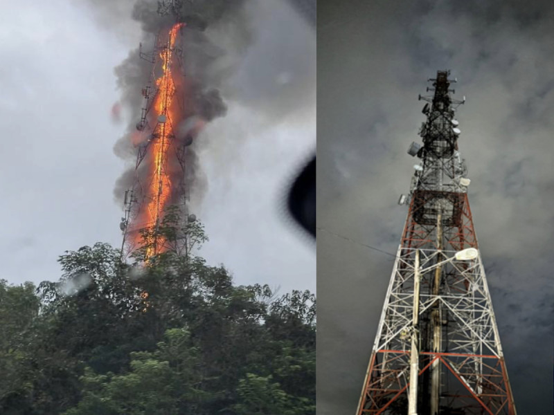 Maxis restores service for users and operators after tower fire