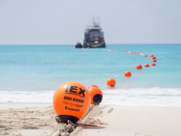 Telecom Egypt, Subcom complete two landing stations for IEX cable