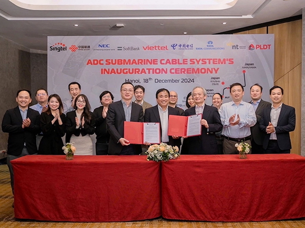 ADC cable ready for service with 160 Tbps of new intra-Asia capacity