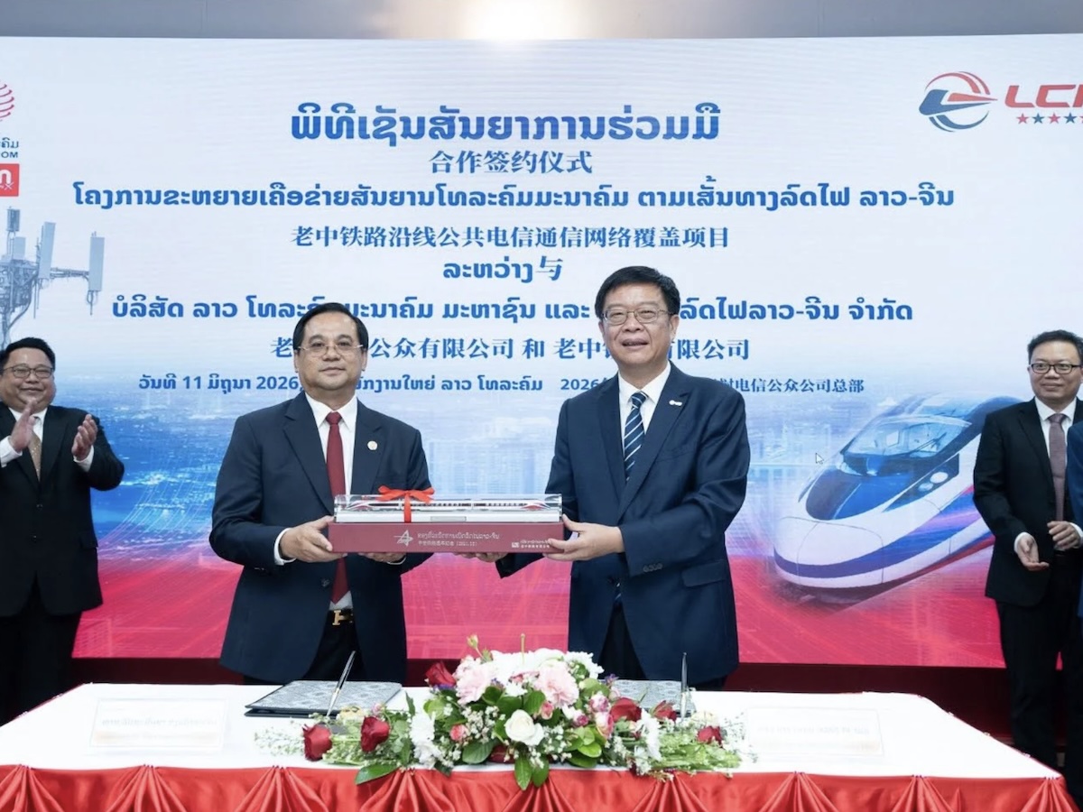 Lao Telecom to build 4G signal network for Lao-China Railway