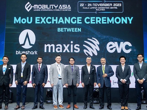 Maxis partners with Blueshark and EVC to boost e-mobility
