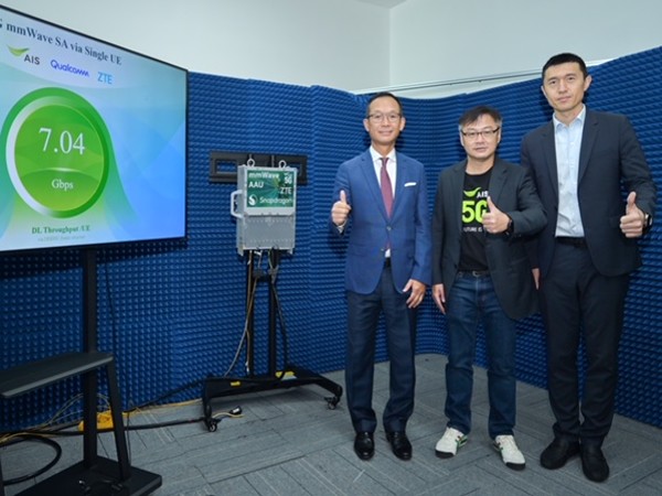 AIS trials mmWave SA 5G with Qualcomm, ZTE