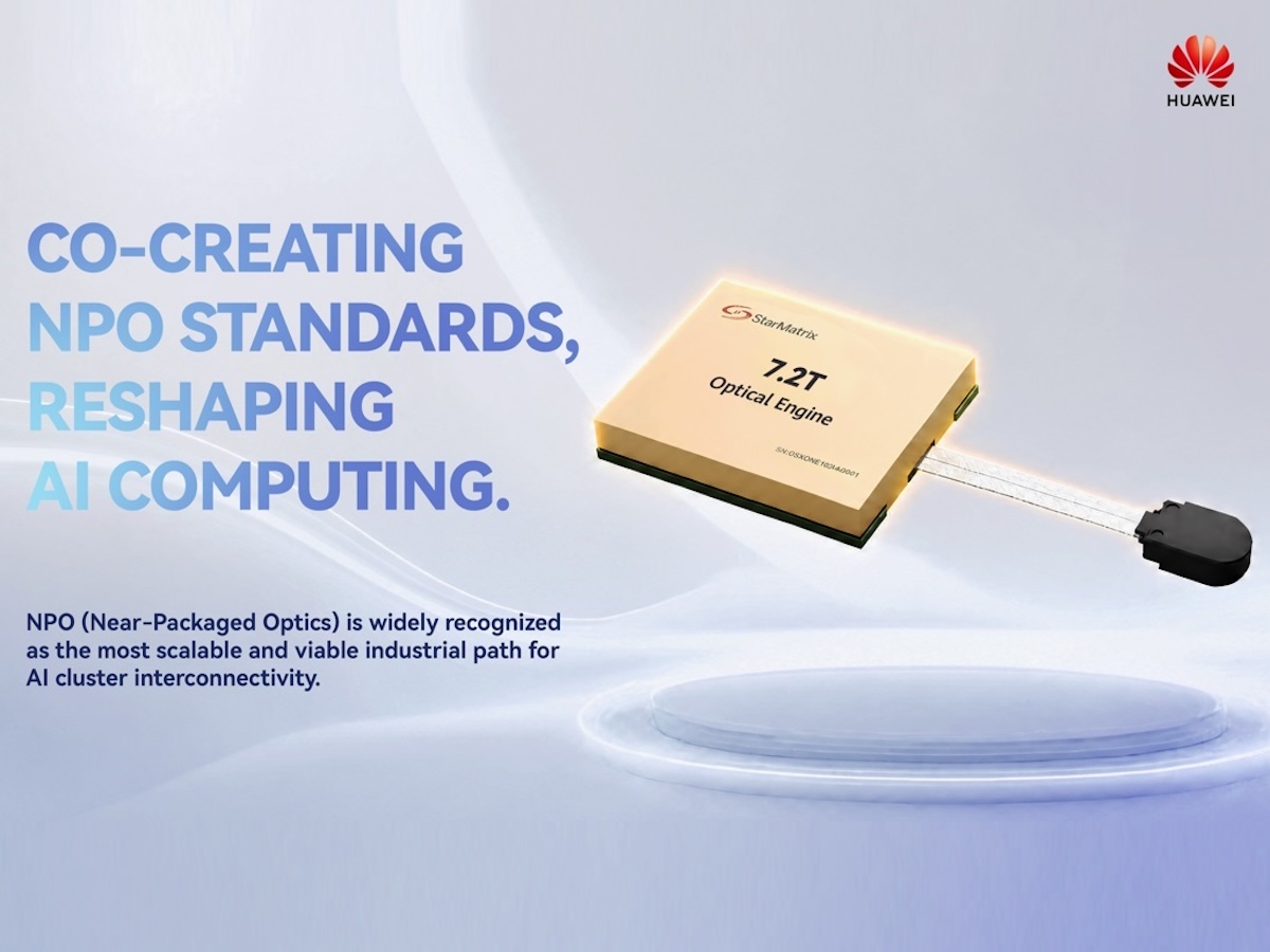 Huawei believes NPO is the optimal choice for the next generation of optical interconnects for AI computing