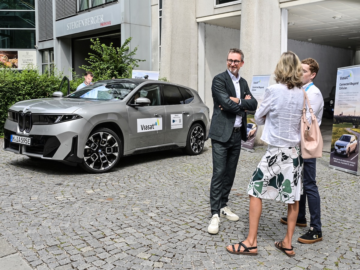 Viasat and BMW demonstrate integrated satellite voice calls for connected vehicles