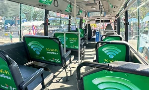 Smart Axiata to bring free 5G-powered Wi-Fi to Phnom Penh airport buses
